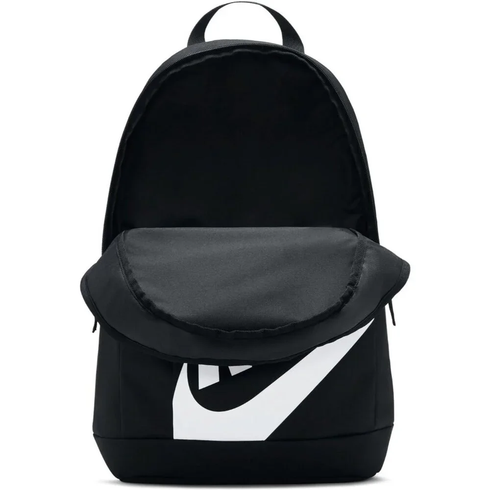 Nike Elemental Air Rucksack Backpack Black/White One Sz 48cm H x 30cm W x 15cm D